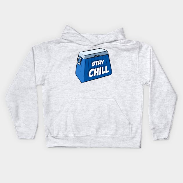 Stay Chill Kids Hoodie by trippyart